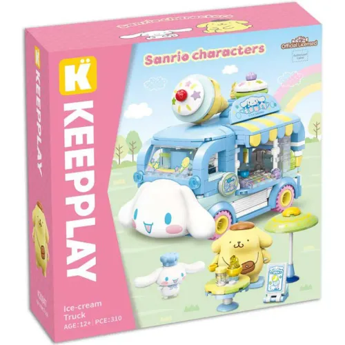 SANRIO Camión De Helados De Cinnamoroll Y Pompompurin (Set Armable)