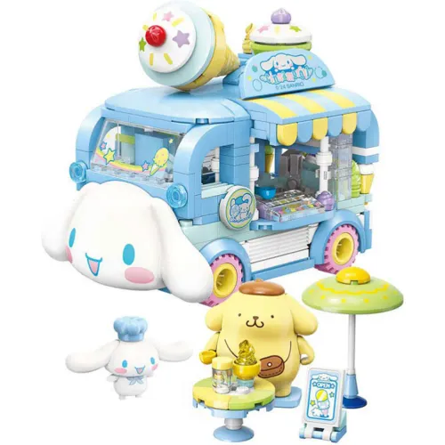SANRIO Camión De Helados De Cinnamoroll Y Pompompurin (Set Armable)