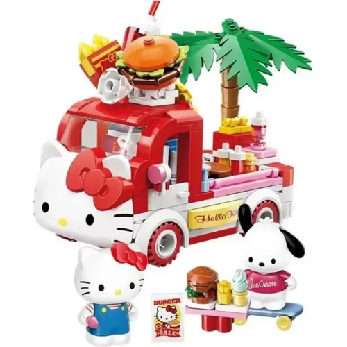 SANRIO Camión De Comida Rápida Hello Kitty & Pochacco (Armable)