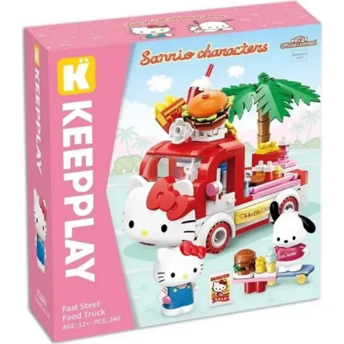 SANRIO Camión De Comida Rápida Hello Kitty & Pochacco (Armable)