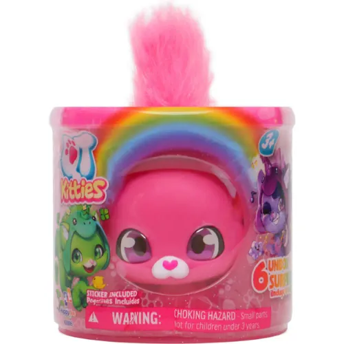 QT KITTIES Qt Rainbow Mini Figuras Sorpresa (Display 12 Unidades)