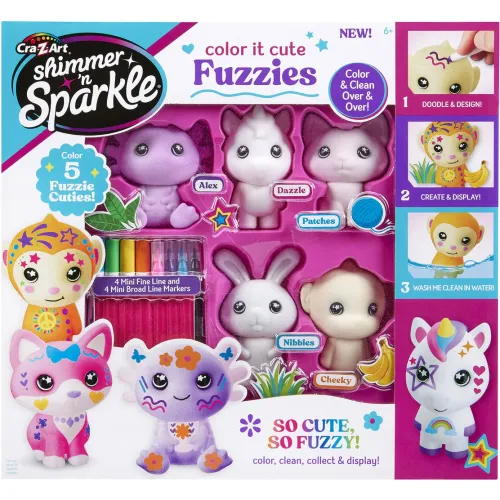 CRAZ ART Set De Decoracion Para Peluches - Shimmer N Sparkle
