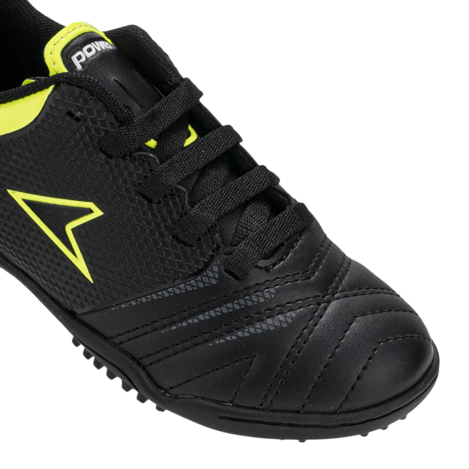 Zapatillas Power De Futbol Niño Torino color negro / verde | Platanitos