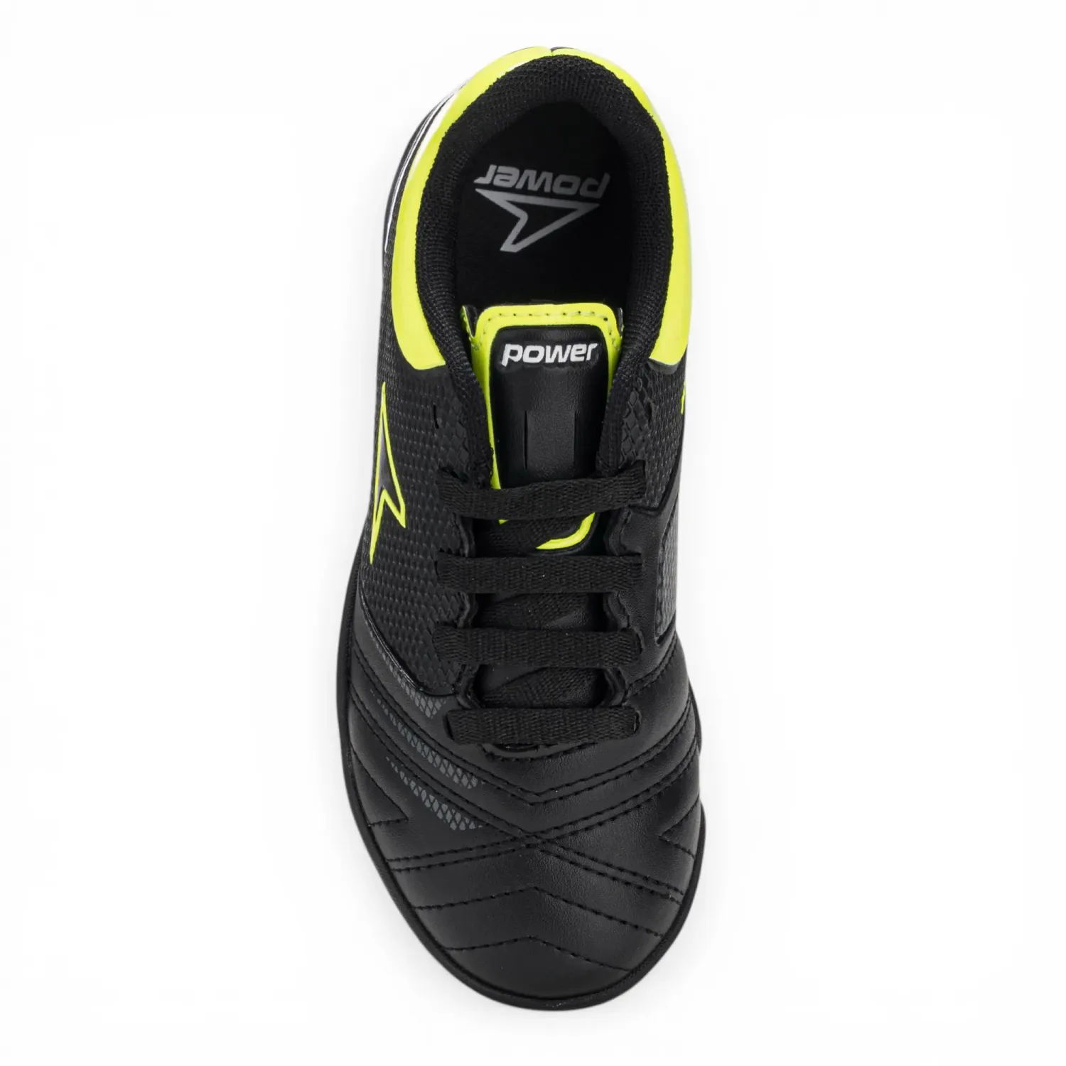 Zapatillas Power De Futbol Niño Torino color negro / verde | Platanitos