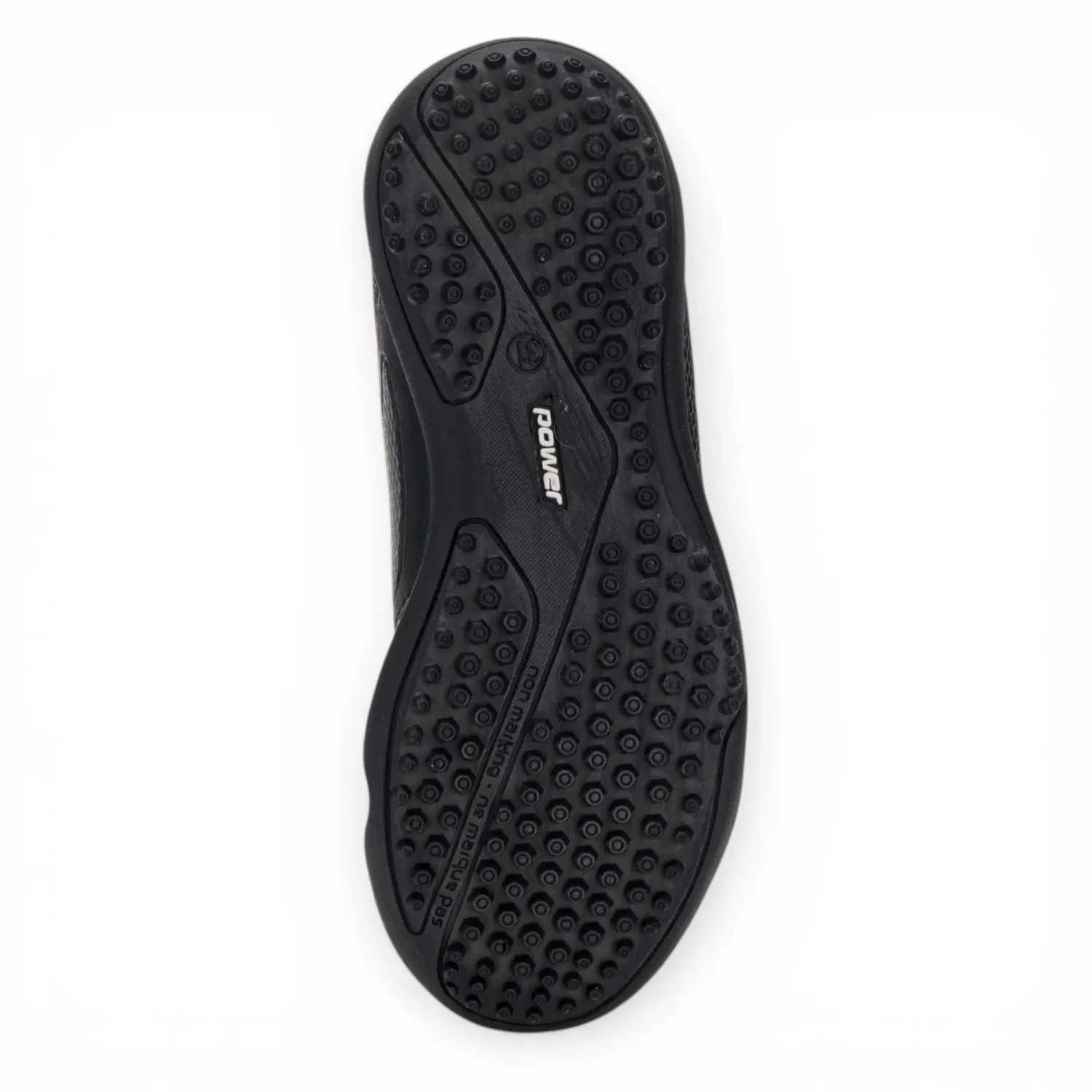 Zapatillas Power De Futbol Niño Torino color negro / verde | Platanitos