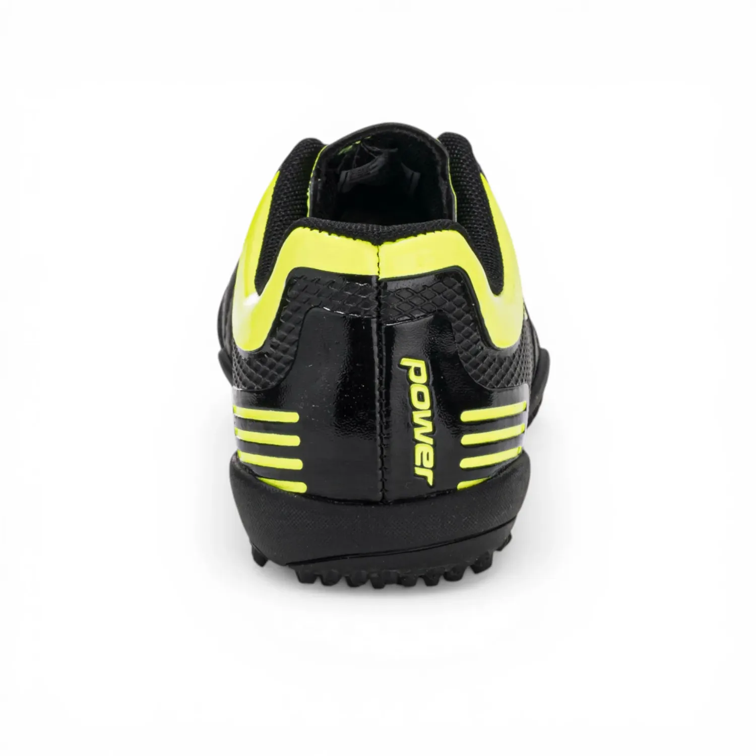 Zapatillas Power De Futbol Niño Torino color negro / verde | Platanitos