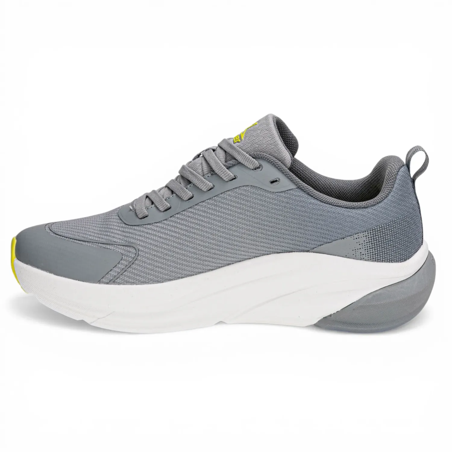 Zapatillas Power Running Hombre Duofoam Max 500 color gris / verde | Platanitos
