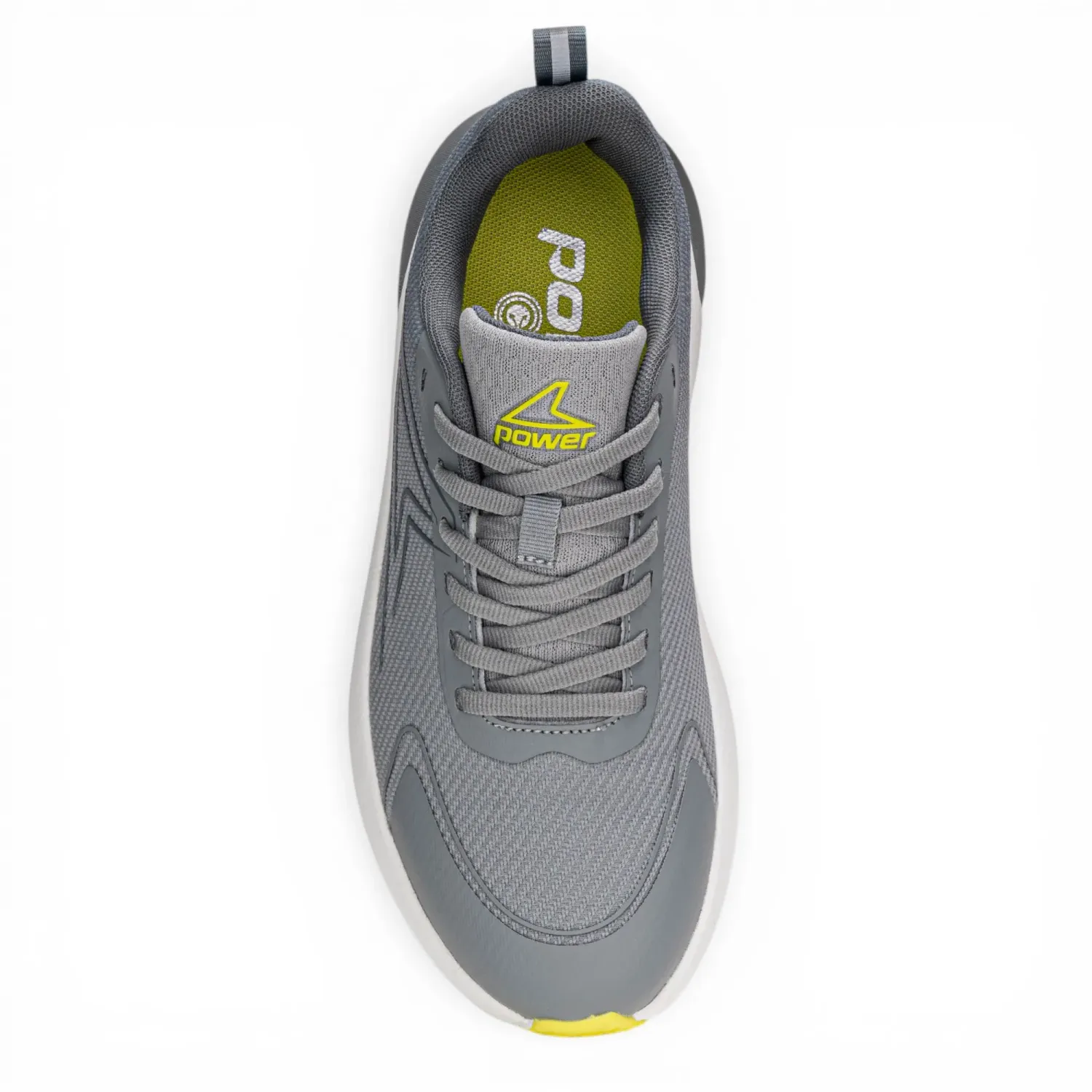 Zapatillas Power Running Hombre Duofoam Max 500 color gris / verde | Platanitos