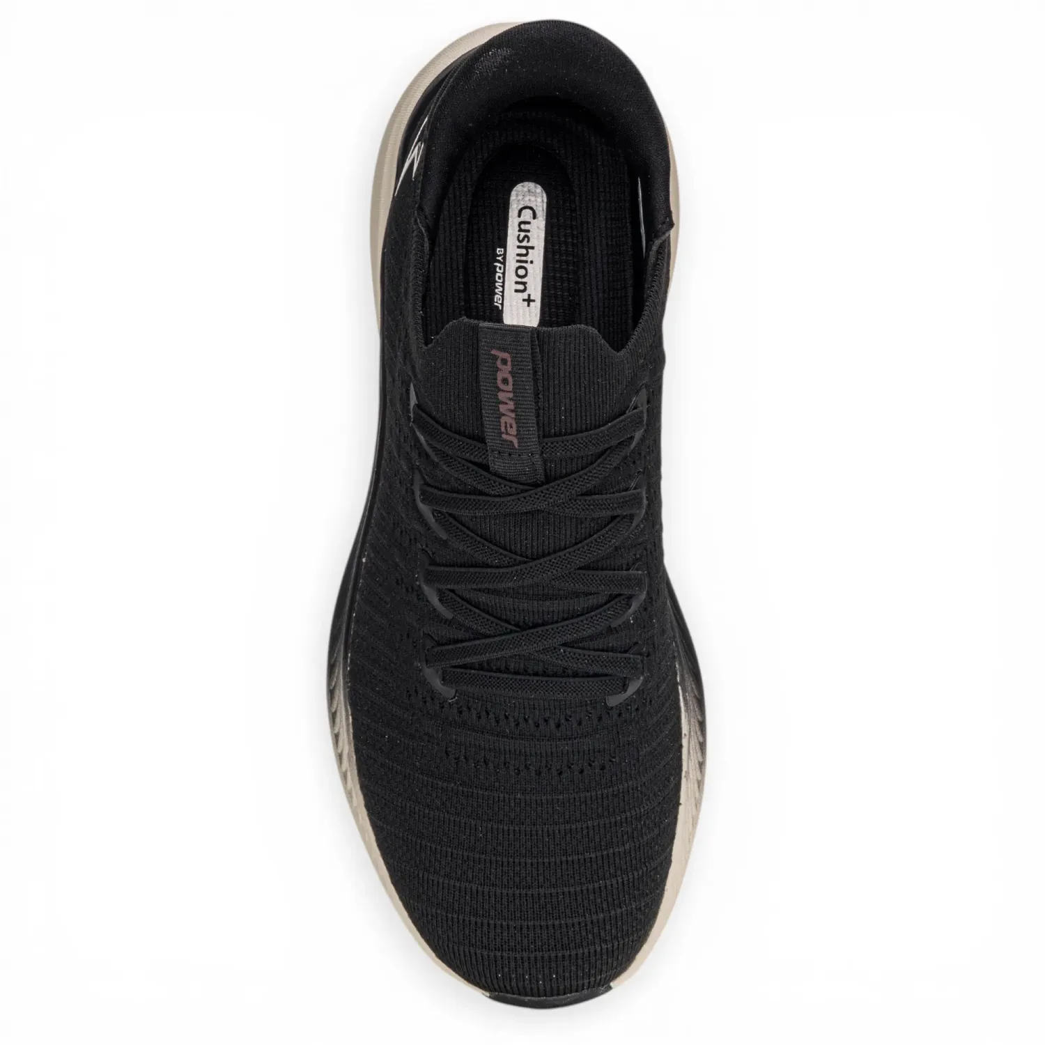 Zapatillas Power Running Hombre Onda color negro / amarillo | Platanitos