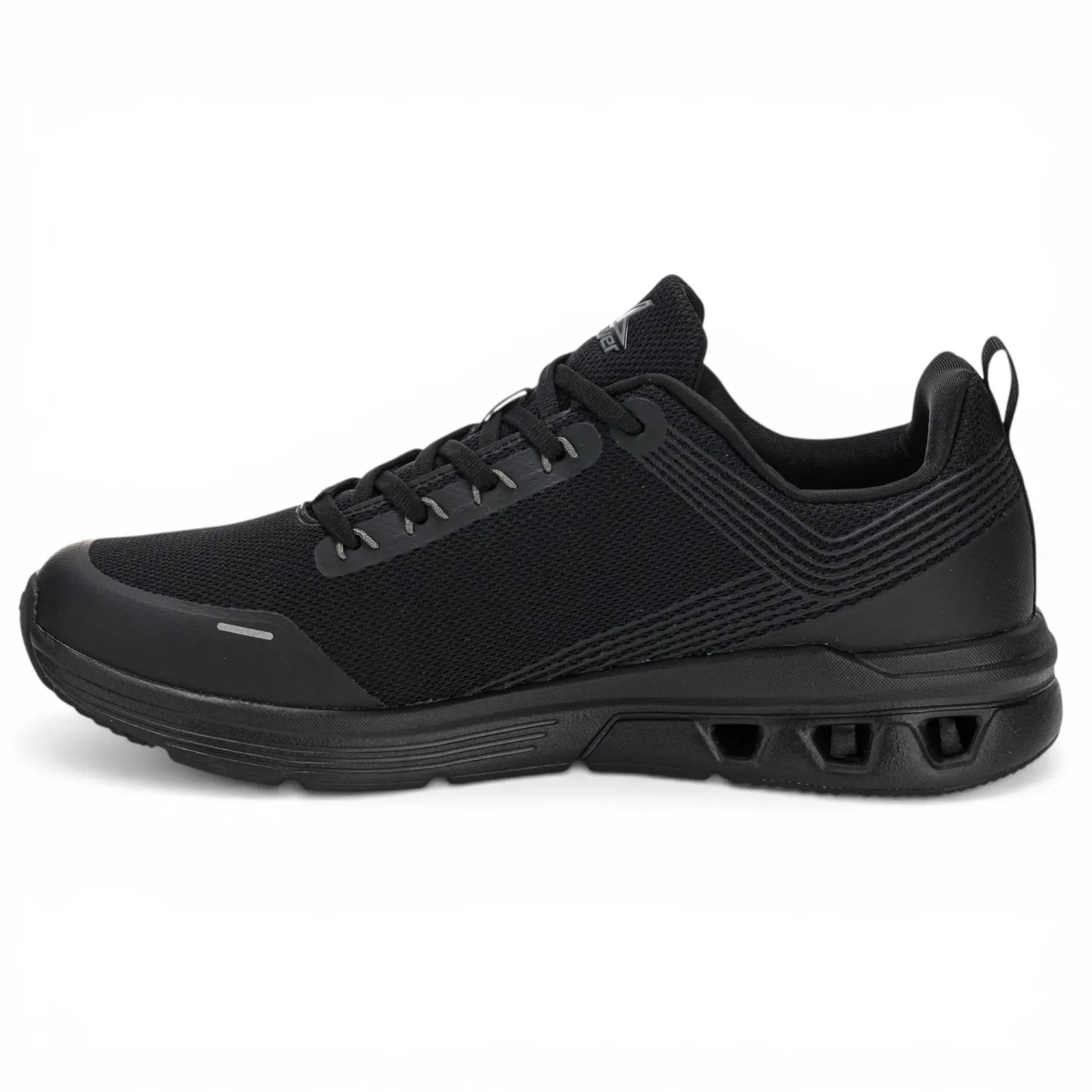 Zapatillas Power Running Hombre Export 100 color negro / plateado | Platanitos