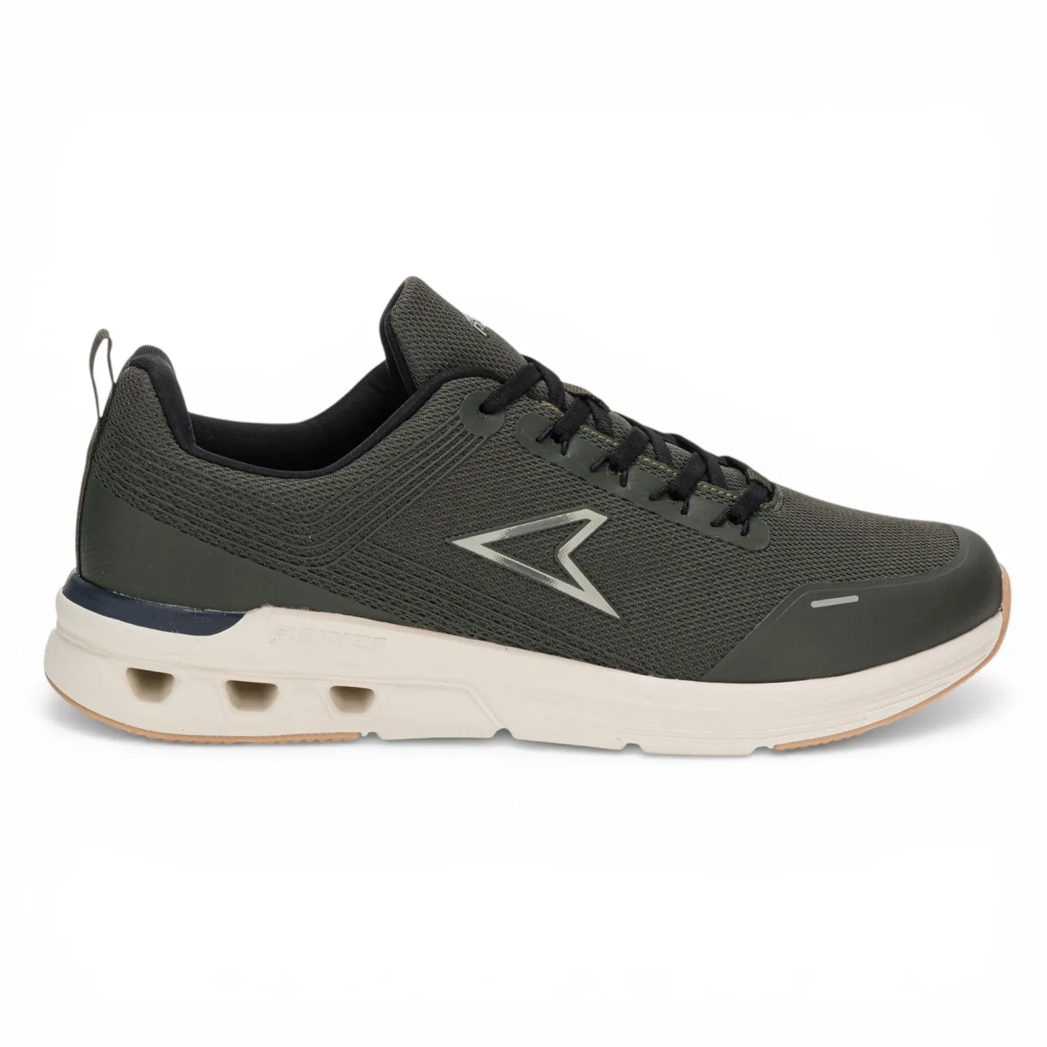 Power Zapatillas Power Running Hombre Export 100 color verde militar | Platanitos