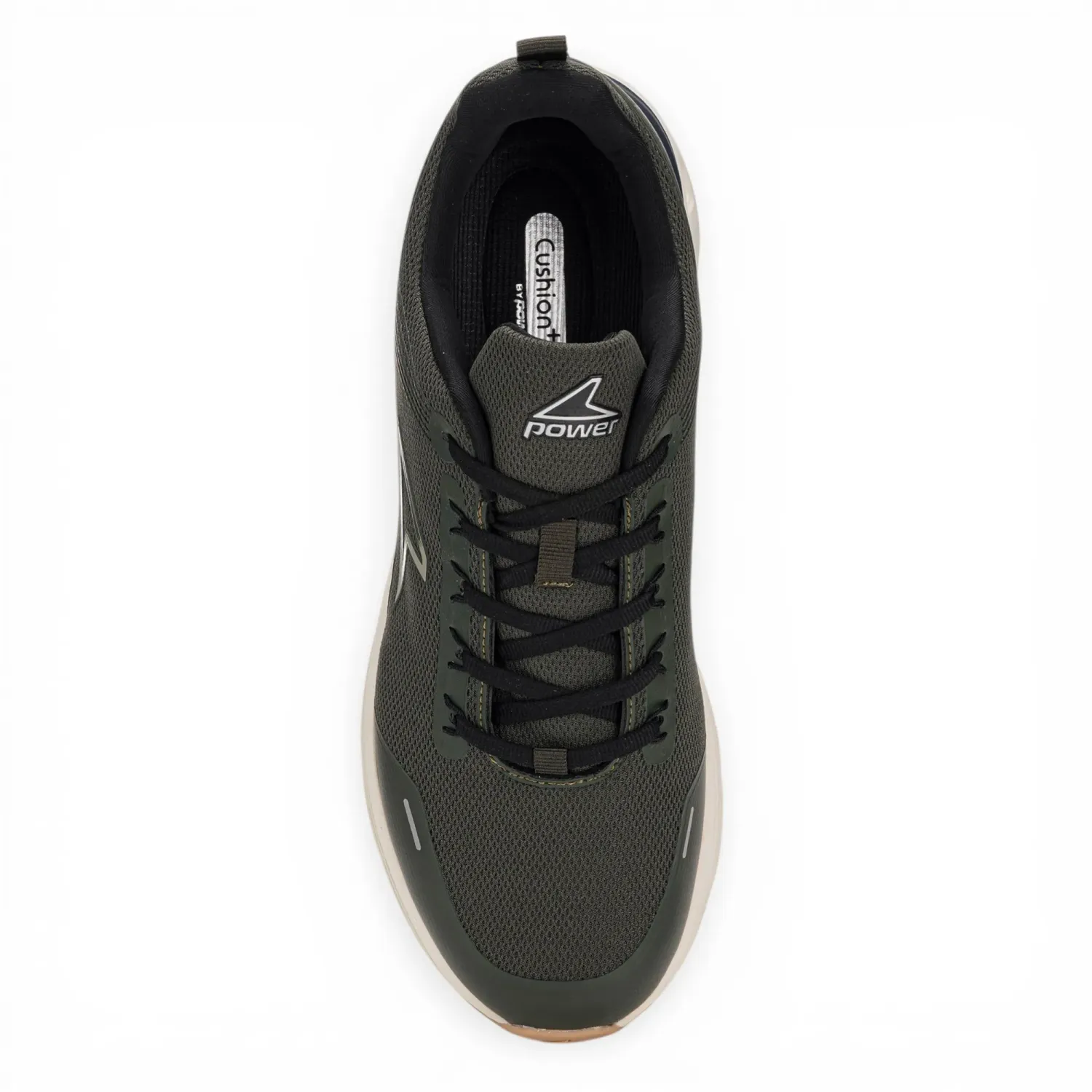 Power Zapatillas Power Running Hombre Export 100 color verde militar | Platanitos