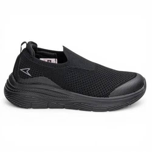 Zapatillas Power Running Mujer Helca Slip color negro | Platanitos