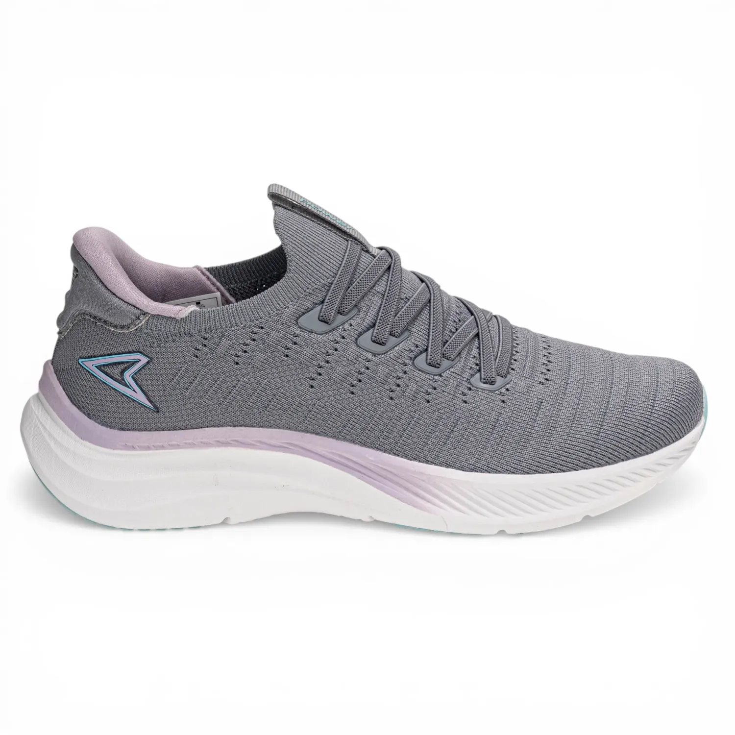 Power Zapatillas Power Running Mujer Onda color gris / lila | Platanitos