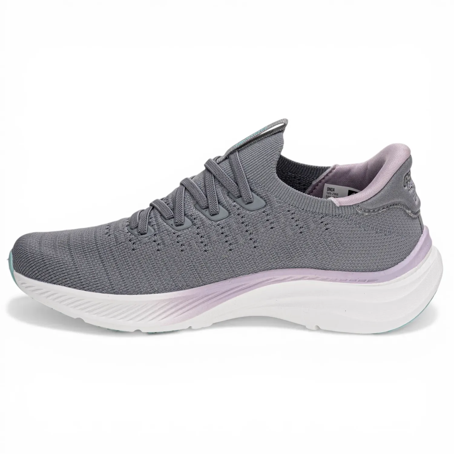 Power Zapatillas Power Running Mujer Onda color gris / lila | Platanitos