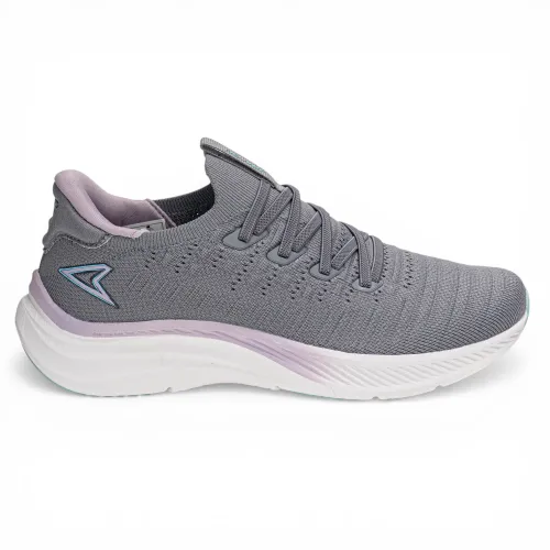 Zapatillas Power Running Mujer Onda color gris | Platanitos
