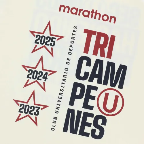 UNIVERSITARIO Polo Futbol Hombre Universitario Tricampeon - Liga 1 - La 29