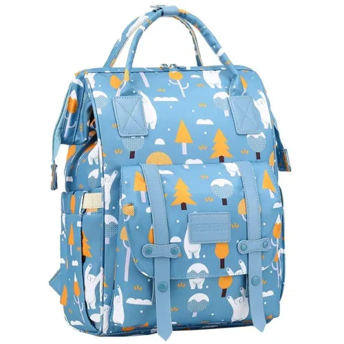 CAREFREE  de Bebita / Bebito modelo Mochila Unisex Pañalera Carefree turquesas bebita 2025112516305532189  