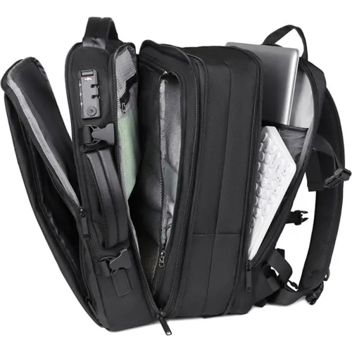 GENERICO Mochila Unisex Ejecutiva Expandible