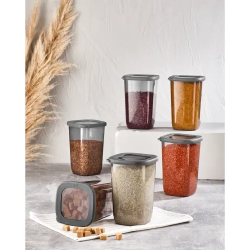 VIP AHMET Plateado modelo Contenedores De 6 Piezas, 1200ml plomos 2025112615391672645