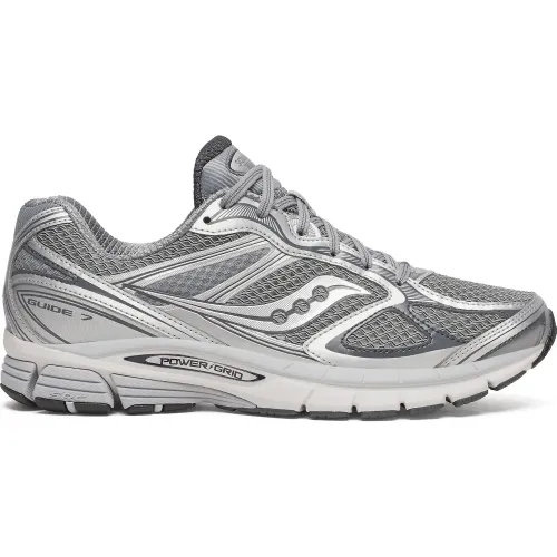 Saucony Gris de Hombre / Mujer modelo Zapatillas Lifestyle Unisex Progrid Guide 7 grises plateados textiles hombre 2025112717224966595 Textil Eva