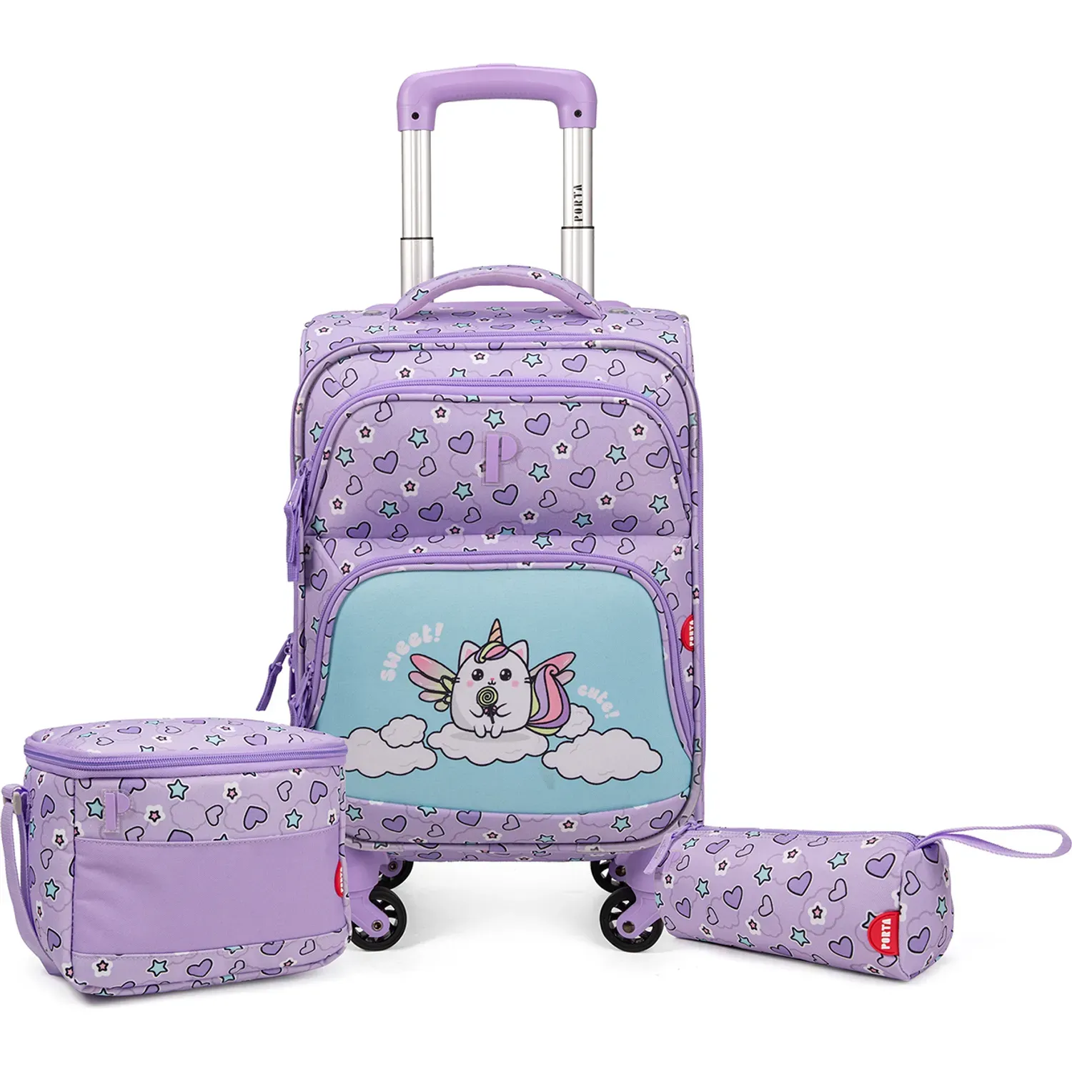 Pack Porta Carry On Escolar Guarenas color multicolor | Platanitos