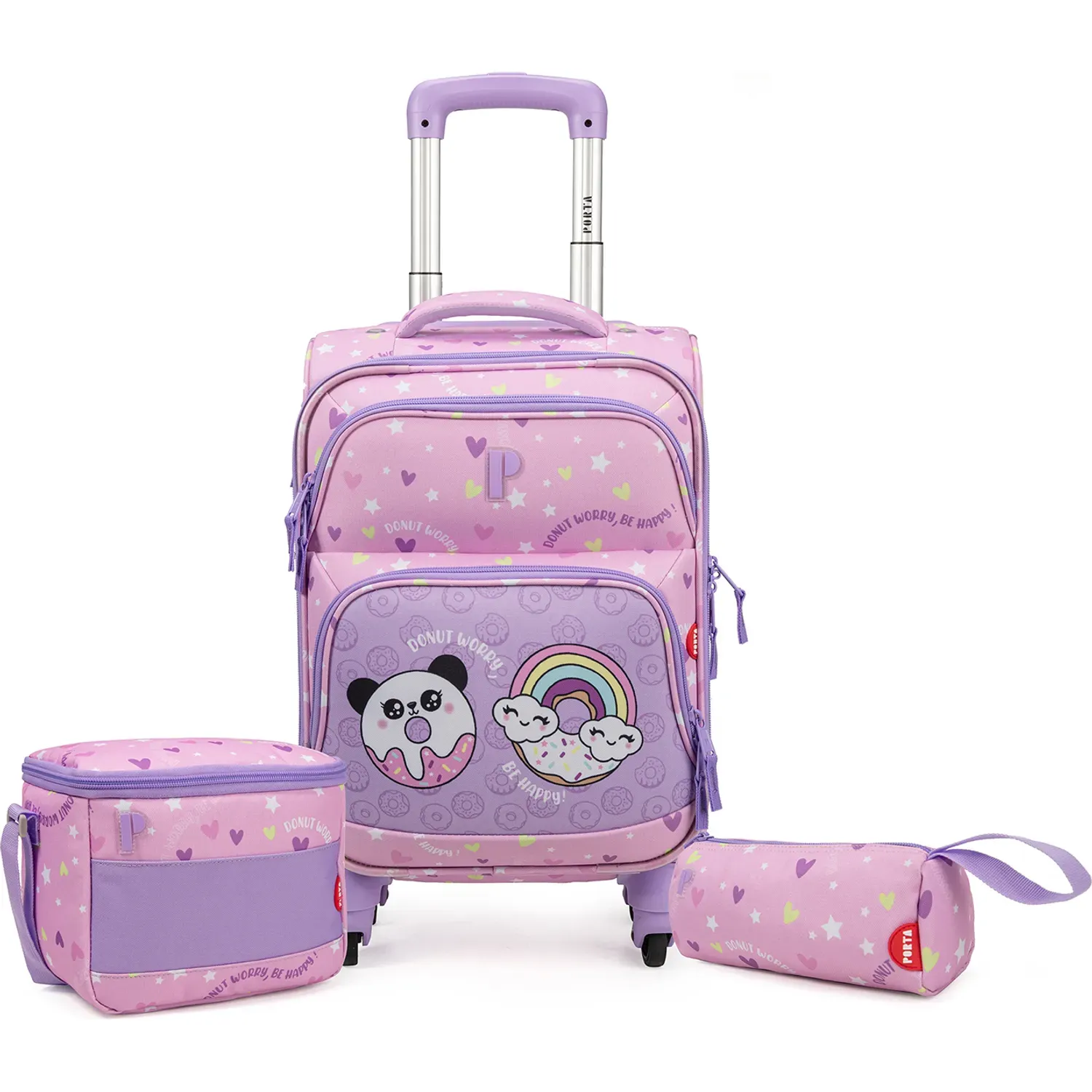 Pack Porta Carry On Escolar Guarenas color multicolor | Platanitos