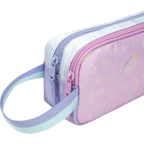 PORTA Cartuchera Escolar Niña Jasmine Fluffy Stitch