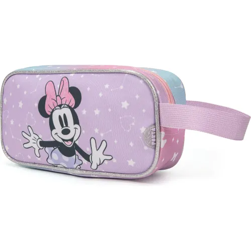PORTA Cartuchera Escolar Niña Kin Minnie Stars