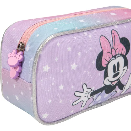 PORTA Cartuchera Escolar Niña Kin Minnie Stars