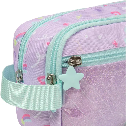 PORTA Cartuchera Escolar Niña Loren Unicorn Party