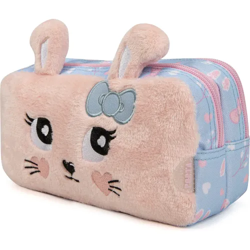 PORTA Cartuchera Escolar Niña Luan Plush Bunny