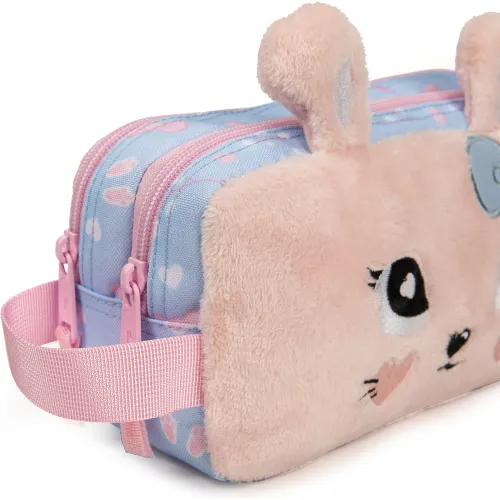 PORTA Cartuchera Escolar Niña Luan Plush Bunny