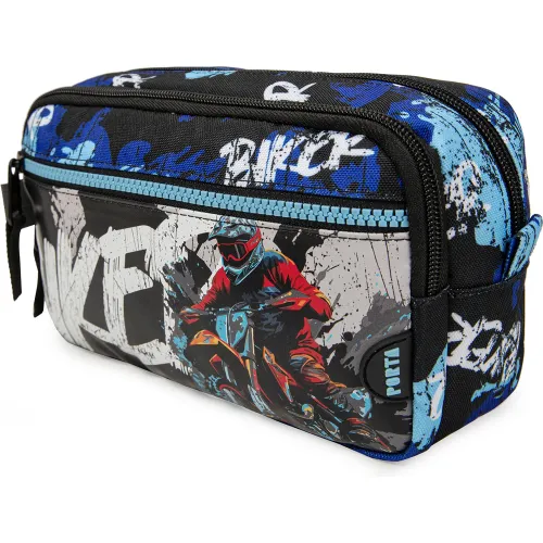 PORTA Cartuchera Escolar Niño Loren Wild Biker