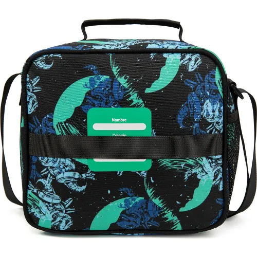 PORTA Lonchera Escolar Niño Keno Dinobot