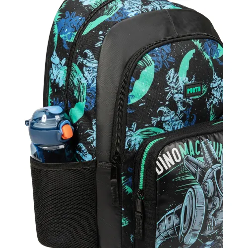 PORTA Mochila Escolar Niño Keno Dinobot