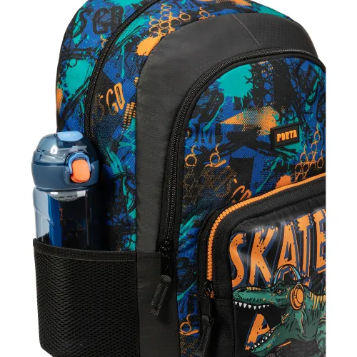 PORTA Mochila Escolar Niño Keno Dinoskate