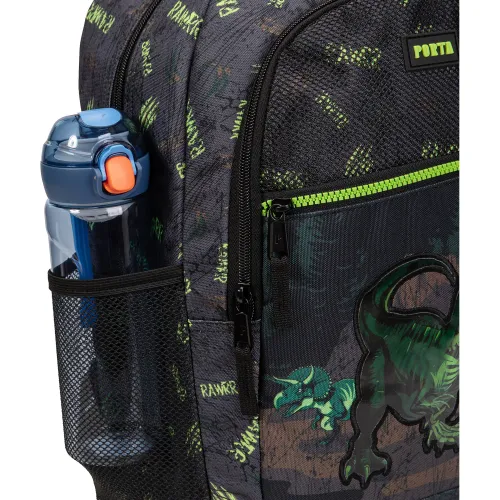 PORTA Mochila Escolar Niño Loren Green Dino