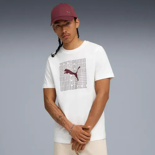 Puma Blanco de Hombre modelo Polo Deportiva Hombre Graphic Box Tee blancos hombre 2025112800173499010