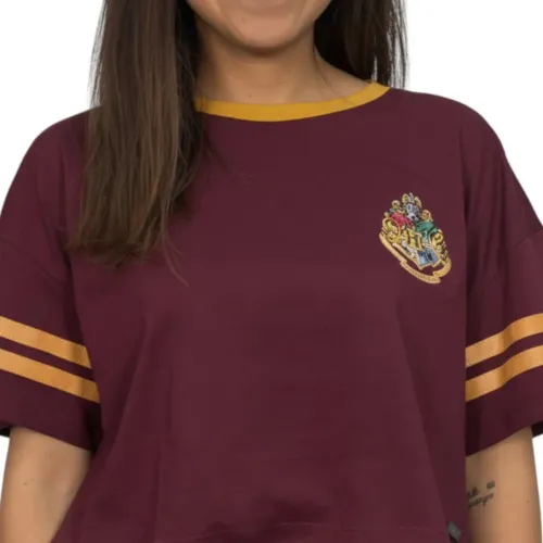 HARRY POTTER Polo Crop Manga Corta Mujer Harry Potter Hpr-002