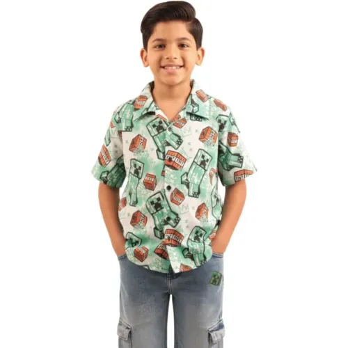 MINECRAFT  de Niño modelo Camisa Manga Corta Niño Minecraft Mnc-020 niño 2025112816510554981  