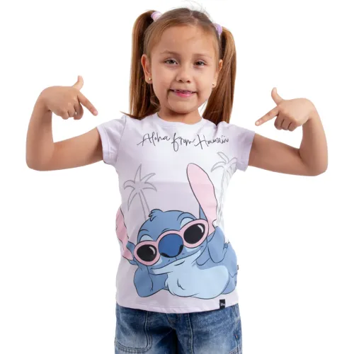 STITCH Marfil de Niña modelo Polo Manga Corta Niña Stitch Lls-097 marfiles niña 2025112816510555482  