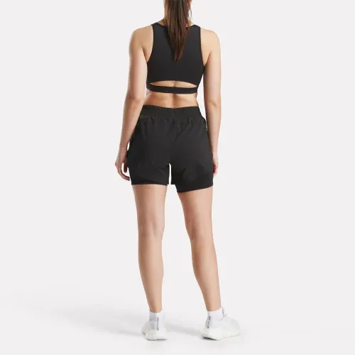 Reebok Shorts Deportiva Mujer 2 In 1 Shorts