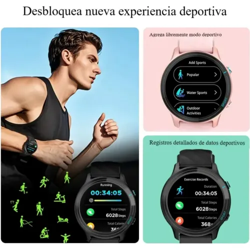KUMI Reloj Inteligente Smartwatch Gw5 Fit