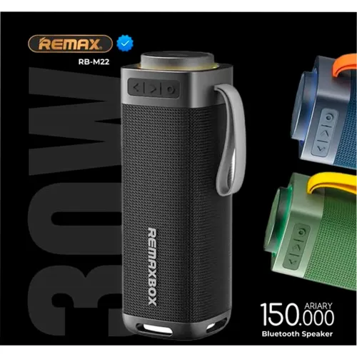 REMAX Parlante Inalámbrico Remax 30w Rb-M22 Black Bluetooth 5.4