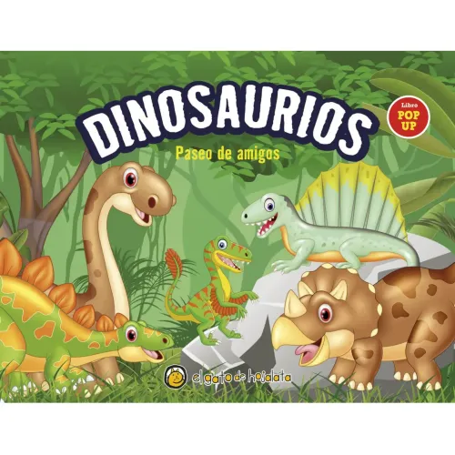 EL GATO DE HOJALATA Dinosaurios - Stickers Acolchaditos