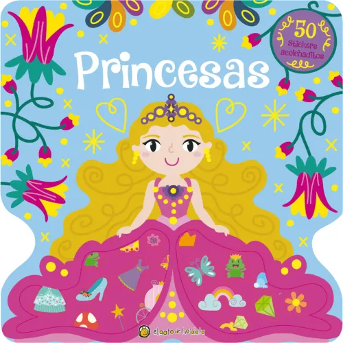 EL GATO DE HOJALATA Princesas - Stickers Acolchaditos