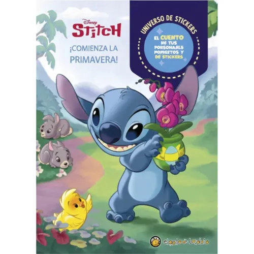 EL GATO DE HOJALATA Universo De Stickers - ¡Comienza La Primavera! (Stitch)