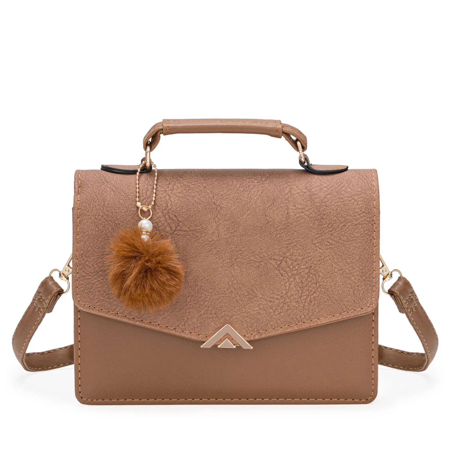 Cartera Limoni De Vestir Luffy color marron claro | Platanitos