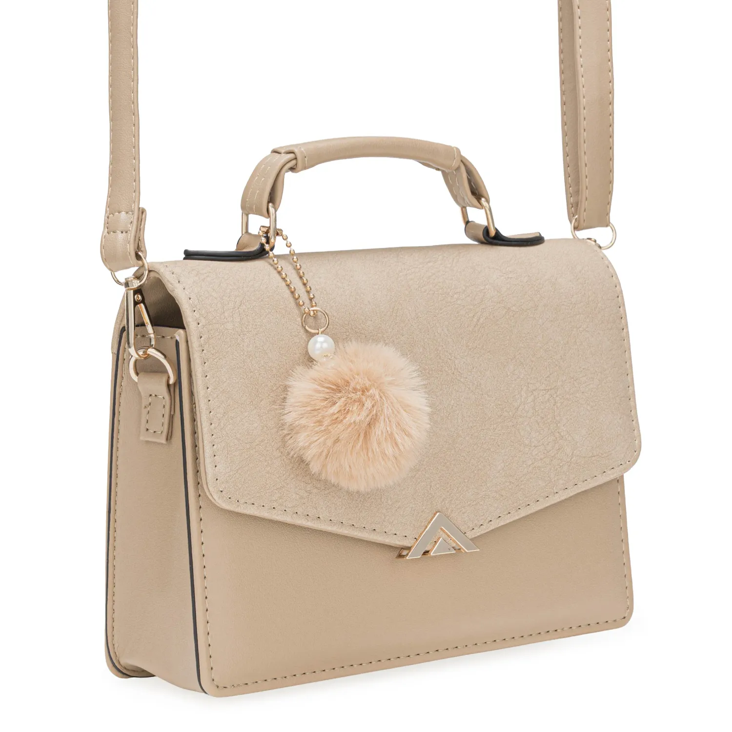 Cartera Limoni De Vestir Luffy color beige | Platanitos